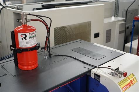 cnc machine fire suppression system|reacton fire suppression machine.